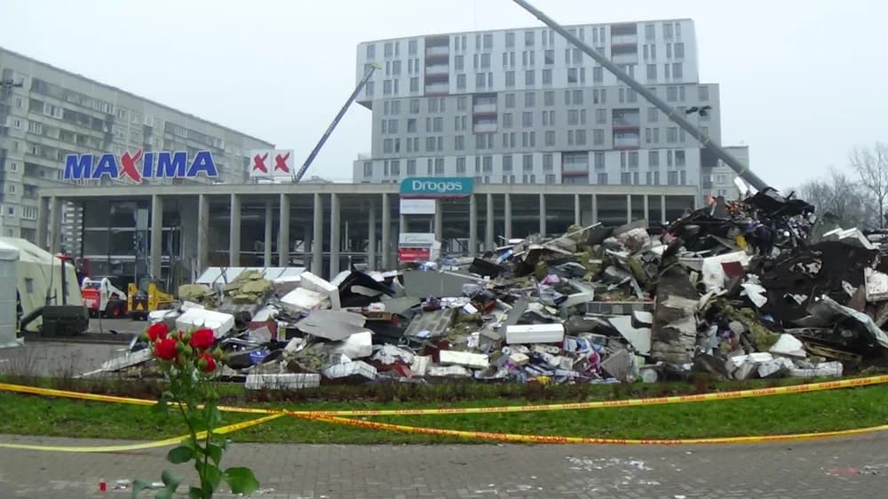 Zolitūde shopping centre roof collapse